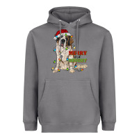 Storm merry and bright saint bernard Heavyweight Hoodie - RanaPortraitStore
