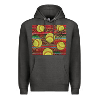 Charcoal Heather western softball Premium Hoodie - AdoDesignShop
