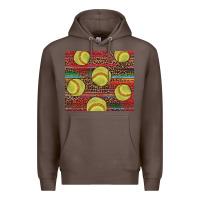 Coffee western softball Premium Hoodie - AdoDesignShop