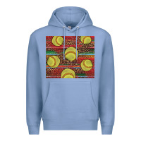 Colony Blue western softball Premium Hoodie - AdoDesignShop