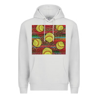 Dove Grey western softball Premium Hoodie - AdoDesignShop