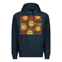 Navy western softball Premium Hoodie - AdoDesignShop