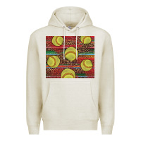 Oatmeal Heather western softball Premium Hoodie - AdoDesignShop