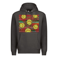 Smoke western softball Premium Hoodie - AdoDesignShop