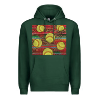 Sports Green western softball Premium Hoodie - AdoDesignShop