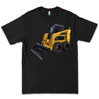 Black Skid Steer Loader Premium Tee - LillyAllenDesigns