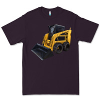 Plum Skid Steer Loader Premium Tee - LillyAllenDesigns