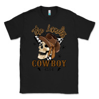 Black the lonely cowboy club Classic Tee - MaliasSmallBusiness
