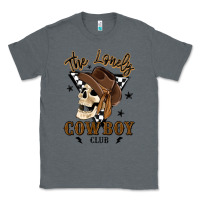 Charcoal Heather the lonely cowboy club Classic Tee - MaliasSmallBusiness