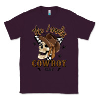 Plum the lonely cowboy club Classic Tee - MaliasSmallBusiness