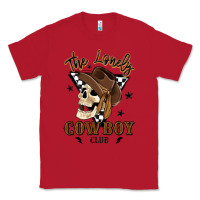 Red the lonely cowboy club Classic Tee - MaliasSmallBusiness