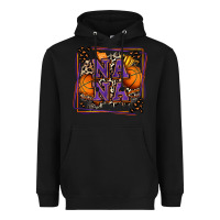 Black basketball nana with leopard Heavyweight Hoodie - Zillion Design Studio
