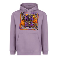 Lavender basketball nana with leopard Heavyweight Hoodie - Zillion Design Studio