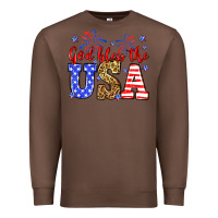 Chestnut God bless the USA Premium Sweatshirt - Neo Western