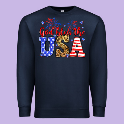 God Bless The Usa Premium Sweatshirt Designed By Neo Western