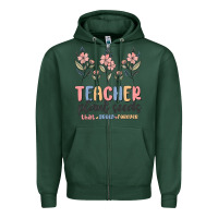 Sports Green teacher plant seeds that grow forever Zipper Hoodie - MaliasSmallBusiness