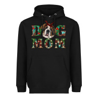 Black christmas st. bernard dog mom Heavyweight Hoodie - RanaPortraitStore