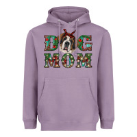 Lavender christmas st. bernard dog mom Heavyweight Hoodie - RanaPortraitStore