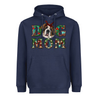 Christmas St. Bernard Dog Mom Heavyweight Hoodie | Teevron