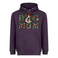 Plum christmas st. bernard dog mom Heavyweight Hoodie - RanaPortraitStore