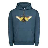 Pigment Midnight Navy Hercules Beetle With Wings Urban Hoodie - LillyAllenDesigns