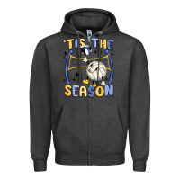 Charcoal Heather tis the season volleyball Zipper Hoodie - MaliasSmallBusiness