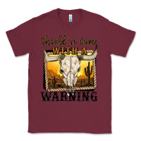 Burgundy should've come with a warning Classic Tee - MaliasSmallBusiness