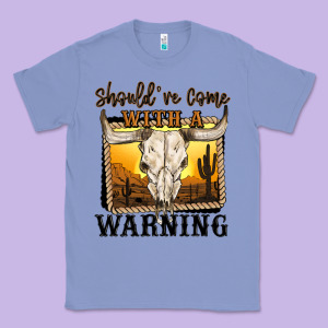 Should've Come With A Warning Classic Tee Designed By Maliassmallbusiness
