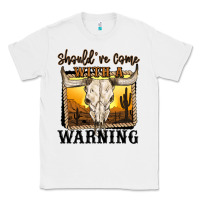 White should've come with a warning Classic Tee - MaliasSmallBusiness