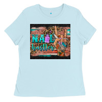 Baby Blue nail hustler tumbler Ladies Tee - BarkalooDesign