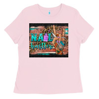 Bubblegum Pink nail hustler tumbler Ladies Tee - BarkalooDesign