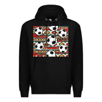 Black western soccer Premium Hoodie - AdoDesignShop