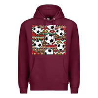 Burgundy western soccer Premium Hoodie - AdoDesignShop