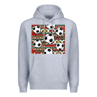 Heather Grey western soccer Premium Hoodie - AdoDesignShop