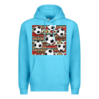 Ocean Blue western soccer Premium Hoodie - AdoDesignShop