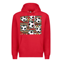 Red western soccer Premium Hoodie - AdoDesignShop