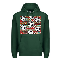 Sports Green western soccer Premium Hoodie - AdoDesignShop