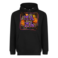 Black basketball mama with leopard Heavyweight Hoodie - Zillion Design Studio