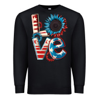 Black Love 4th of July Premium Sweatshirt - CowGirlArtShop