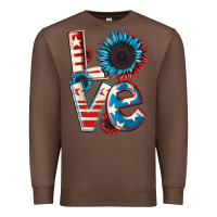 Chestnut Love 4th of July Premium Sweatshirt - CowGirlArtShop