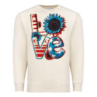 Sandshell Love 4th of July Premium Sweatshirt - CowGirlArtShop