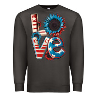 Smoke Love 4th of July Premium Sweatshirt - CowGirlArtShop