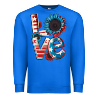 True Royal Love 4th of July Premium Sweatshirt - CowGirlArtShop