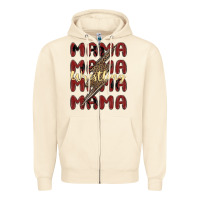 Sandshell wrestling mama Zipper Hoodie - MaliasSmallBusiness