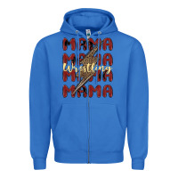 True Royal wrestling mama Zipper Hoodie - MaliasSmallBusiness