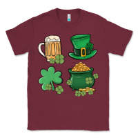 Burgundy pot of gold Classic Tee - MaliasSmallBusiness