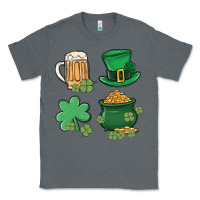 Charcoal Heather pot of gold Classic Tee - MaliasSmallBusiness