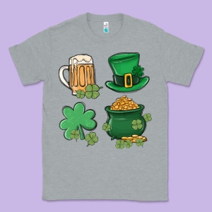 Pot Of Gold Classic Tee Designed By Maliassmallbusiness