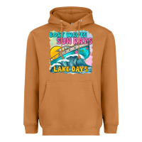 Meerkat boat waves sun rays lake days Heavyweight Hoodie - texasbilliewilder