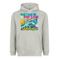 Moon Dust boat waves sun rays lake days Heavyweight Hoodie - texasbilliewilder